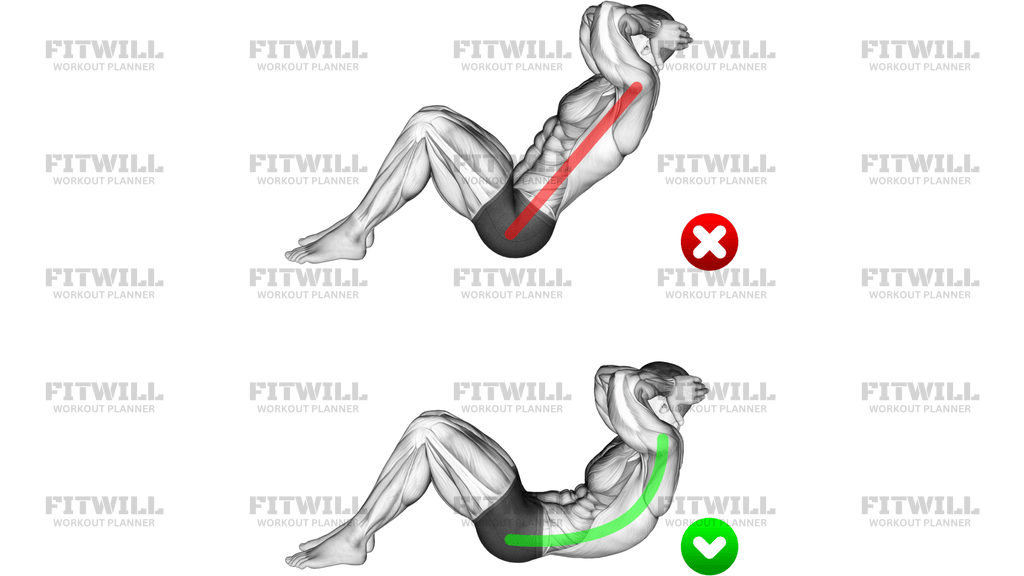 Crunch Back WRONG-RIGHT