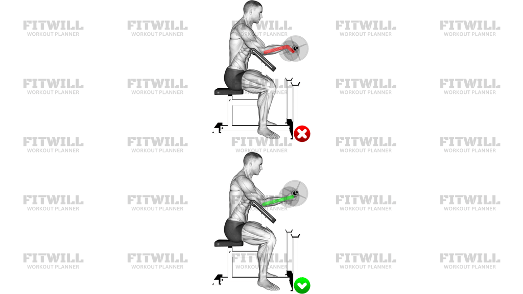 Preacher Curl Wrists WRONG-RIGHT