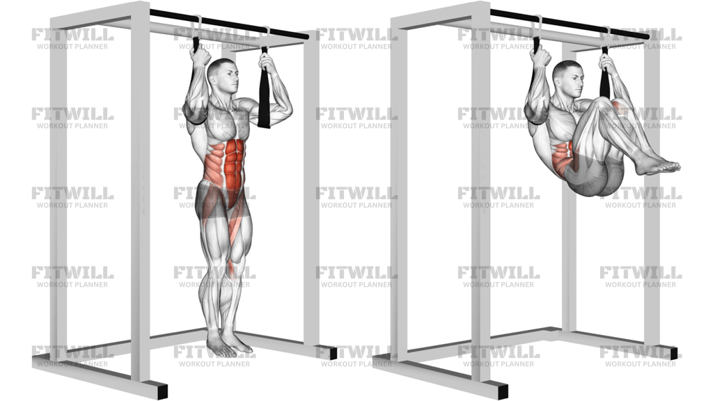 Arm Slingers Hanging Bent Knee Legs