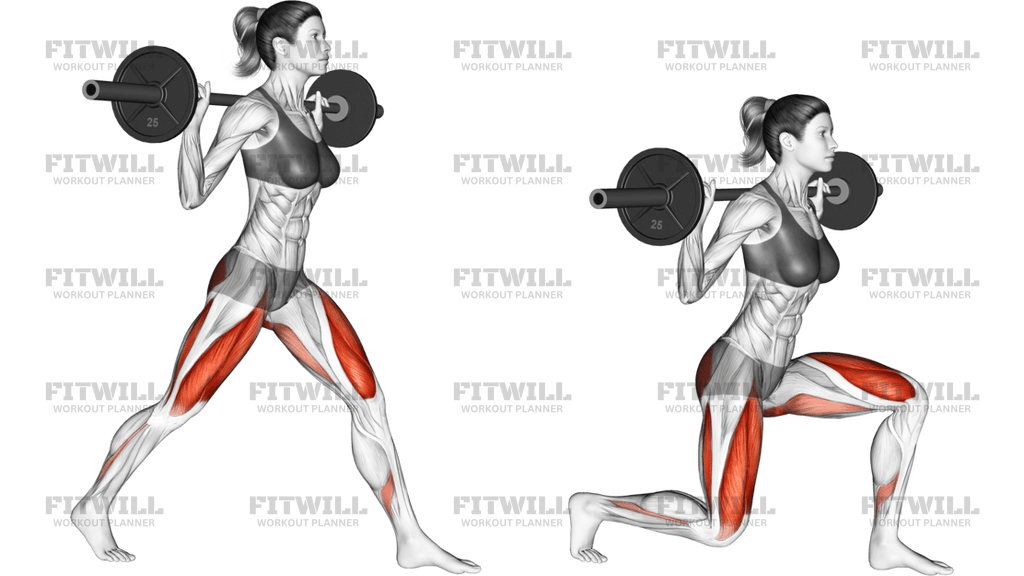 Barbell Split Squat