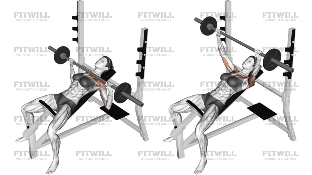 Barbell Incline Bench Press