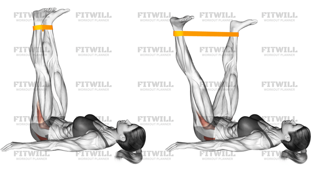 Abduksi Berbaring Dengan Resistance Band