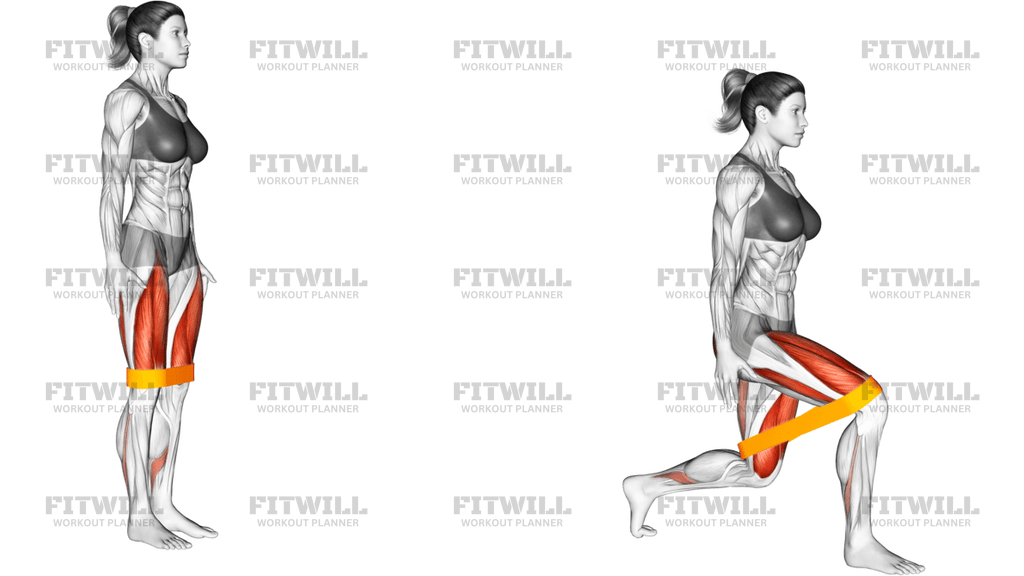 Resistance Band Lunge