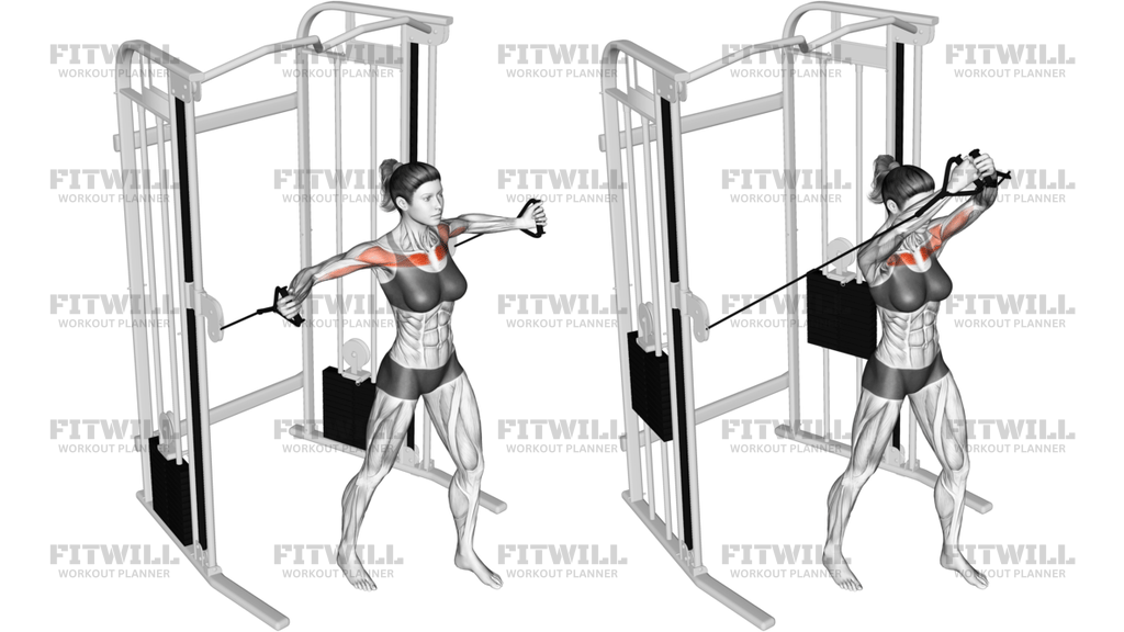 Cable Upper Chest Crossovers