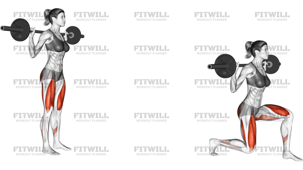 Barbell Lunge