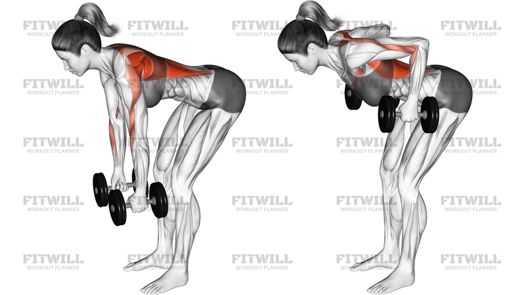 Dumbbell Bent-Over Row