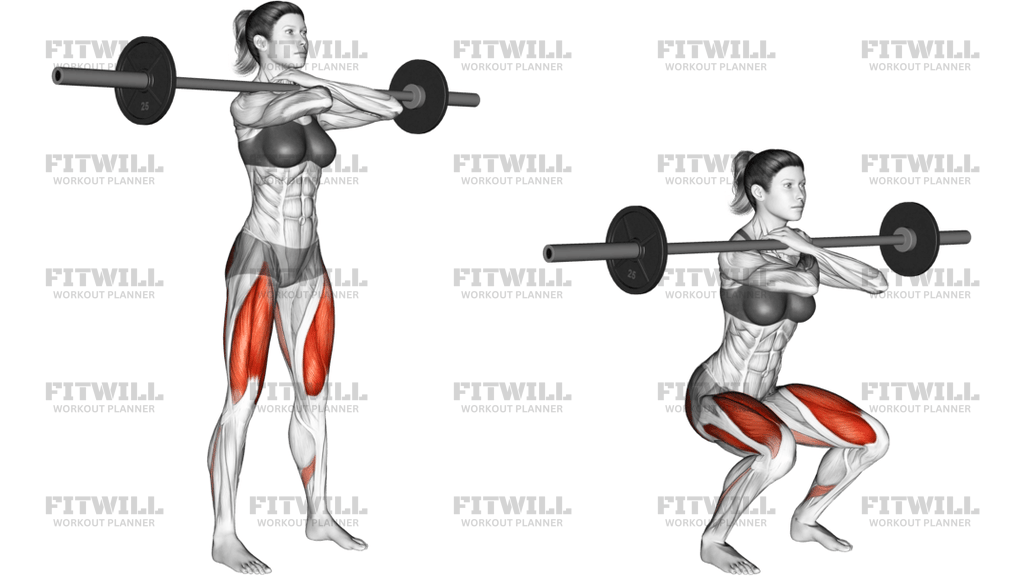 Barbell Front Squat