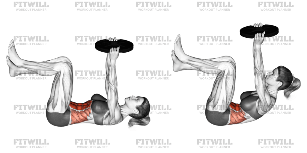 Weighted full body crunch hotsell