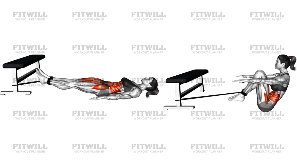 Band Jack Knife Sit-Up