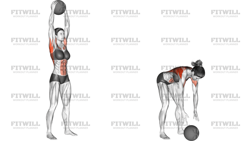 Medicine Ball Overhead Slam