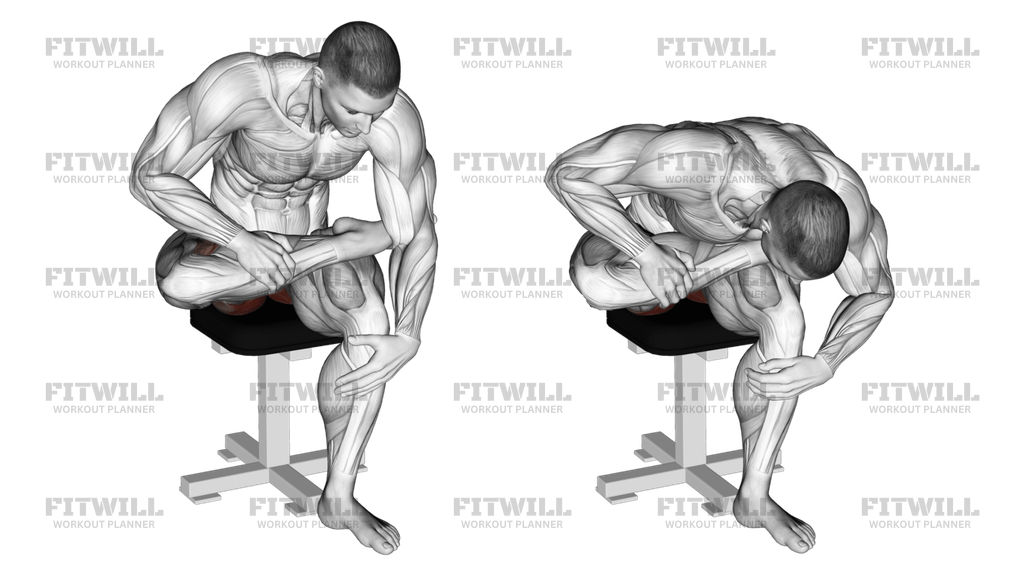 Piriformis and glute cross leg stretch new arrivals