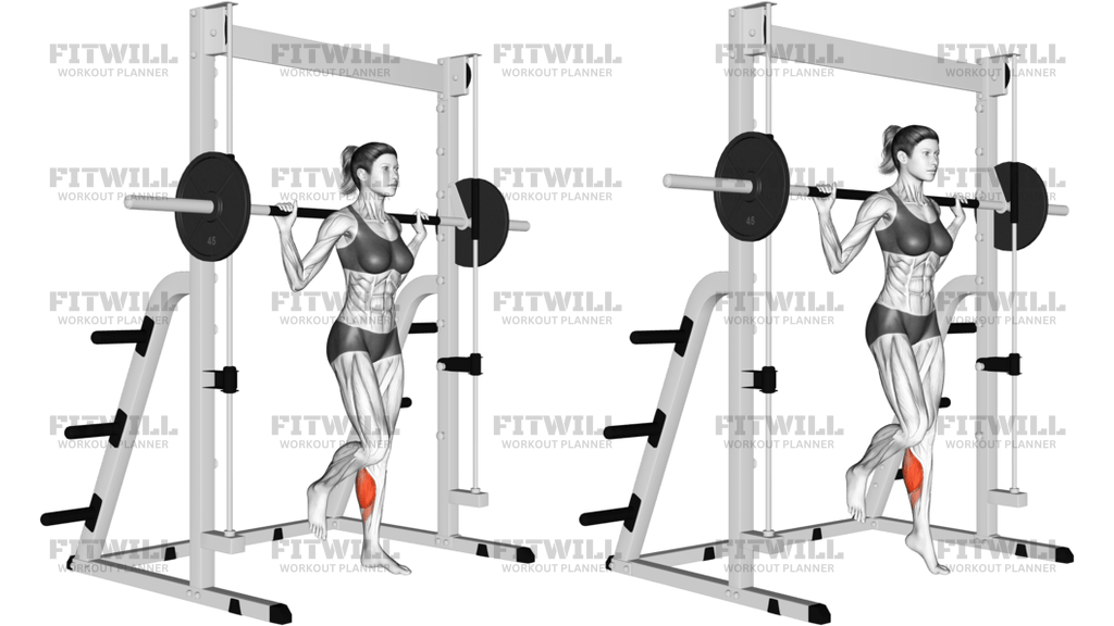 Smith One Leg Floor Calf Raise