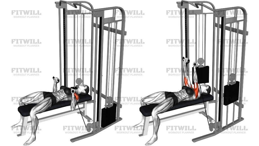 Cable Bench Press