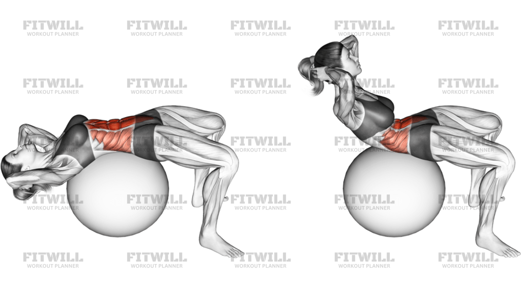 Crunch On Stability Ball