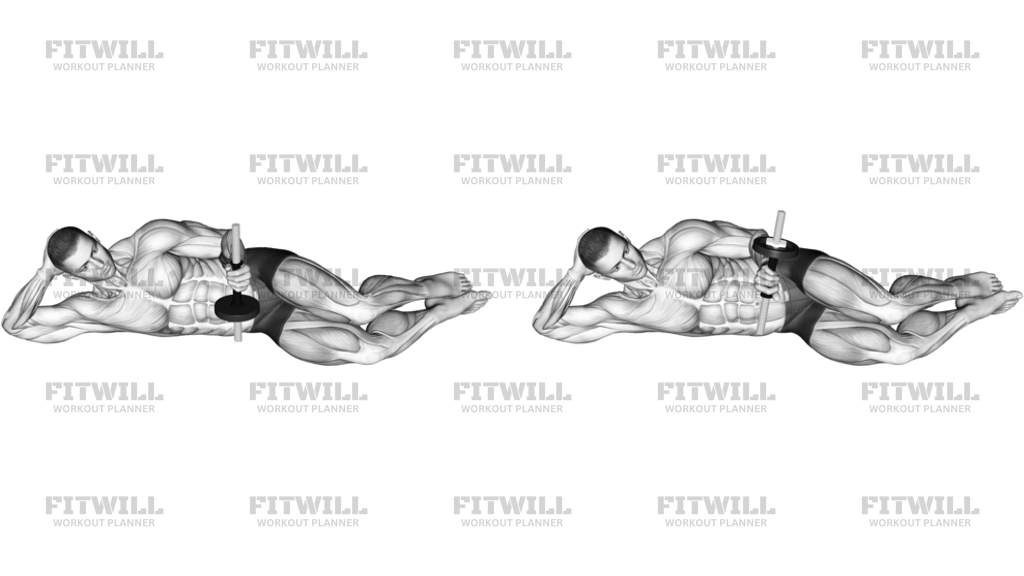 Dumbbell Lying Pronation On Floor