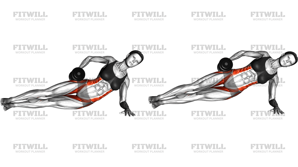 Dumbbell Side Bridge
