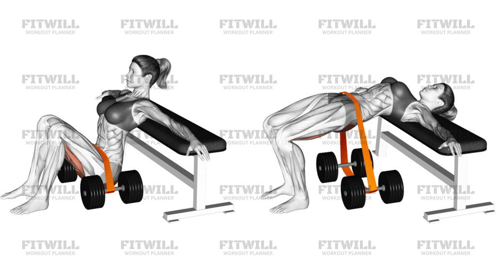 Resistance Band Hip Thrust
