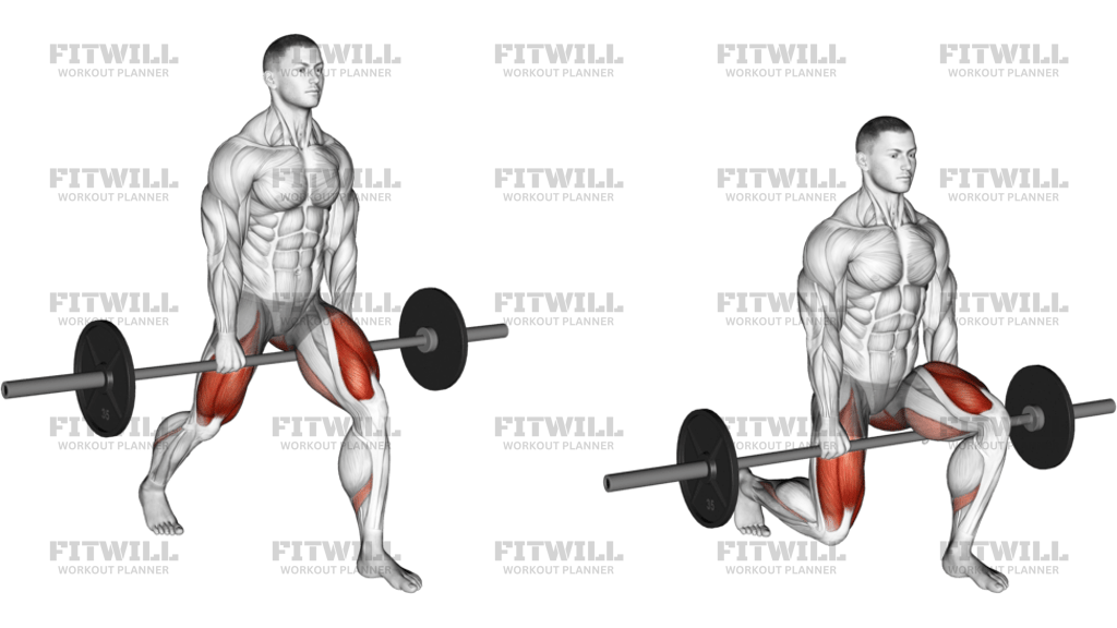 Barbell Split Squat