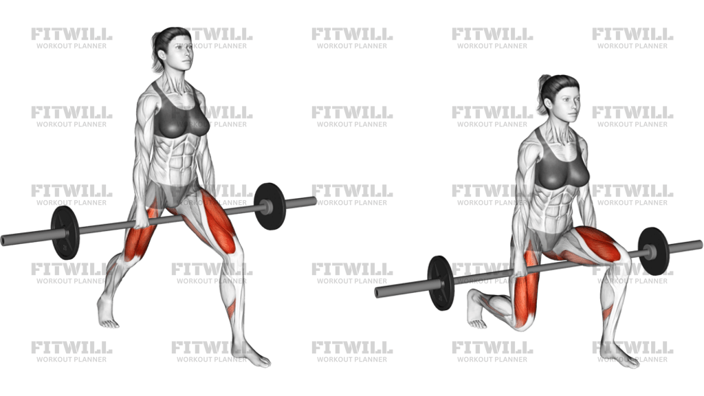 Barbell Split Squat Version 2