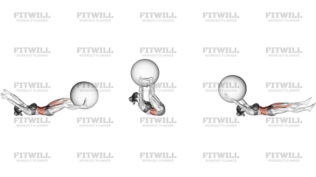 V-Up Down With Stability Ball