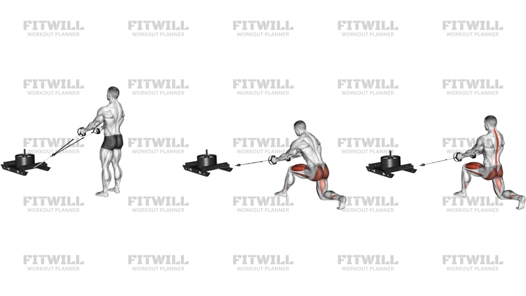 Power Sled Rear Lunge
