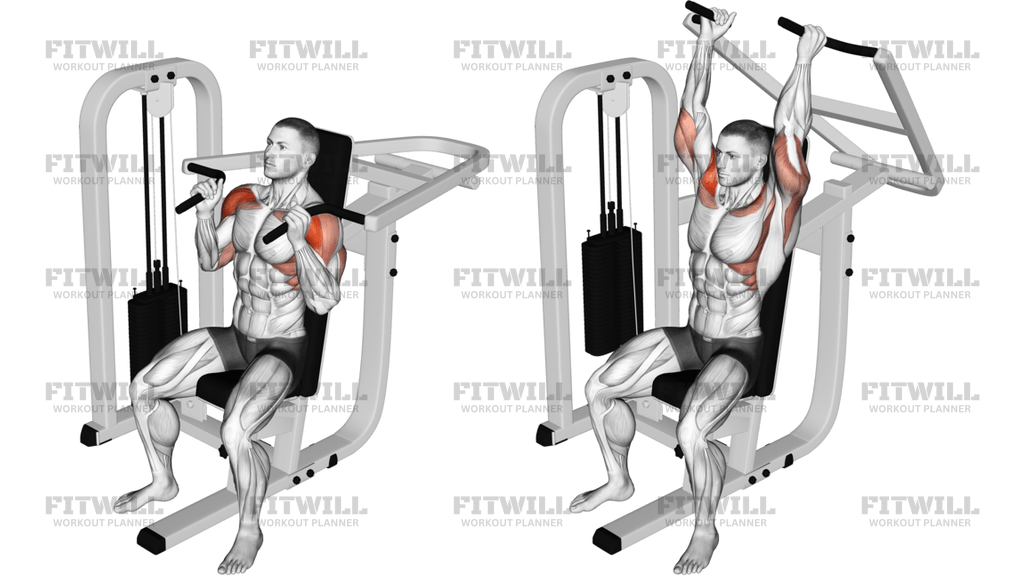 Lever Seated Hammer Grip Shoulder Press