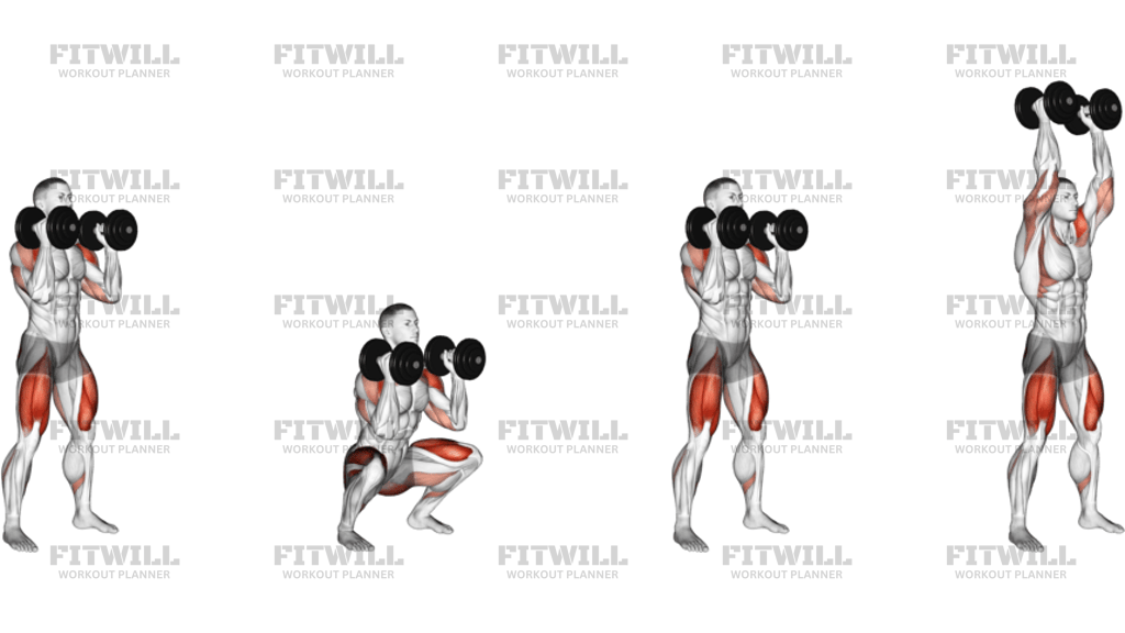 Dumbbell Thruster