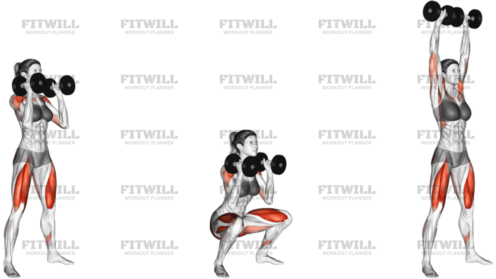 Dumbbell Thruster