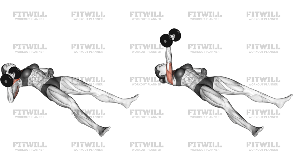 Dumbbell Alternating Floor Press