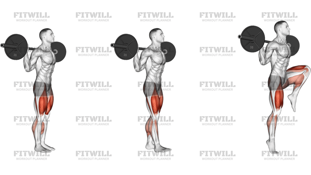 Barbell Walk Calves Activation: Exercise Guide, Techniques, Benefits ...