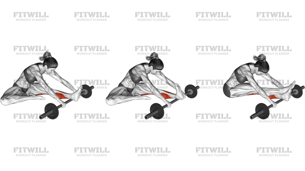 Calf Self Massage With Barbell