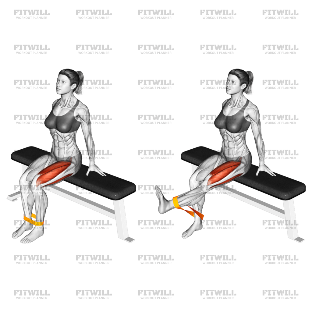 Resistance band leg extension sale