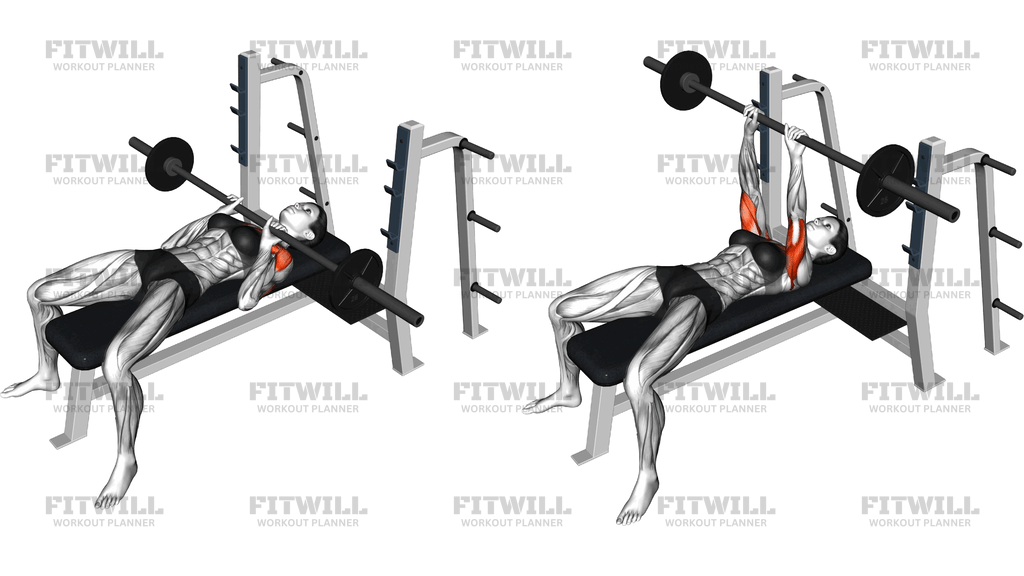 Barbell JM Bench Press