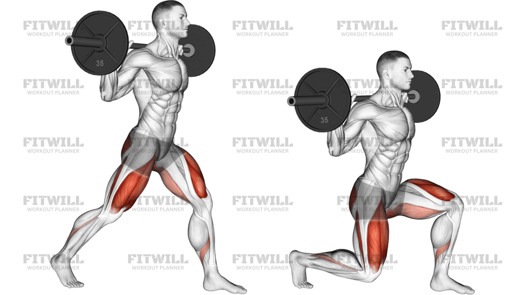 Barbell Split Squat