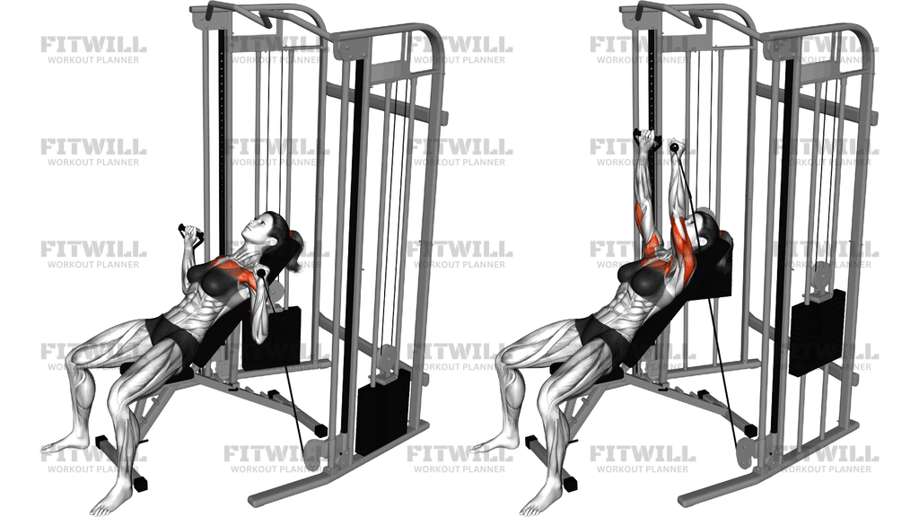 Cable Incline Bench Press