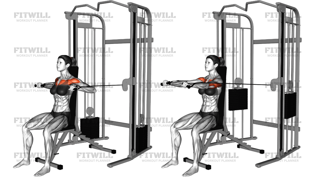 Cable Seated Chest Press