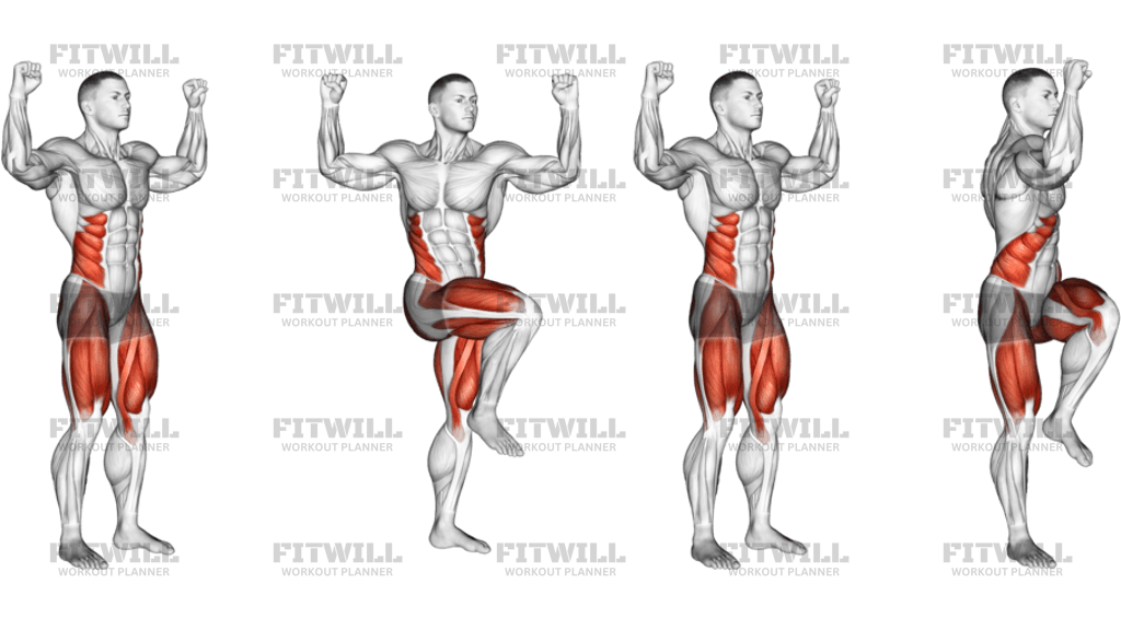 Elbow To Knee Twists