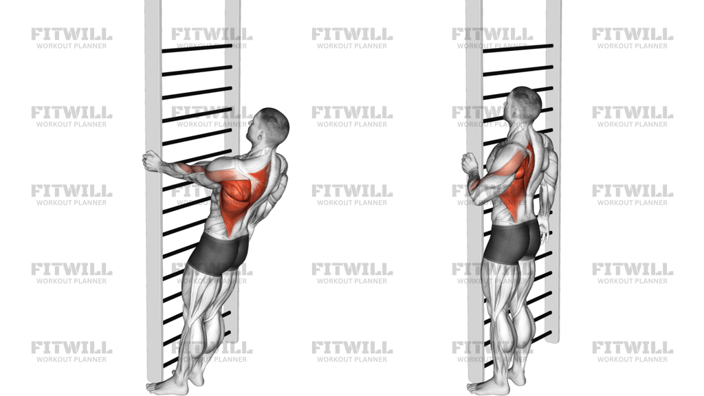 Bodyweight Standing Close-Grip One-Arm Row