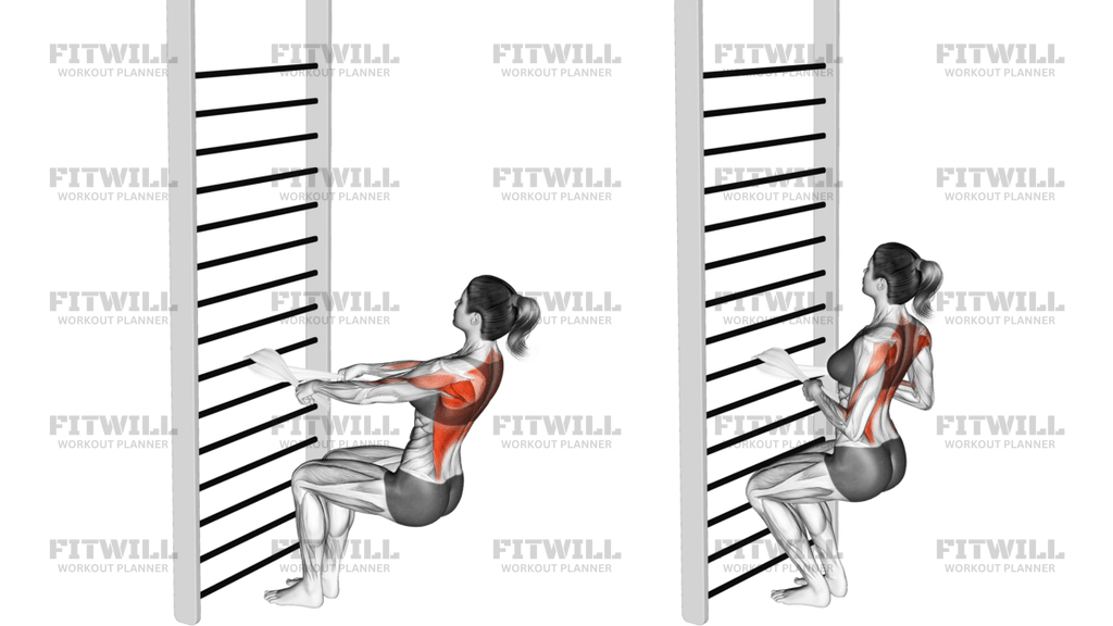 Bodyweight Squatting Row With Towel