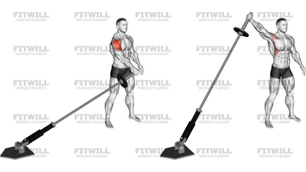 Landmine Lateral Raise