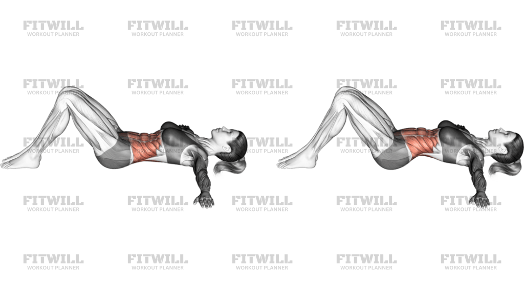 Lying Lower Back Stretch Bent Knee