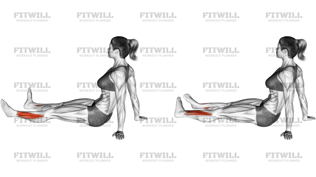 Feet and Ankles Rotation Stretch