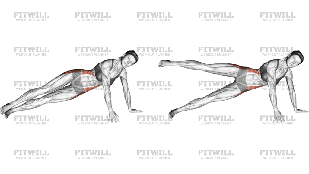 Side Plank Leg Raise