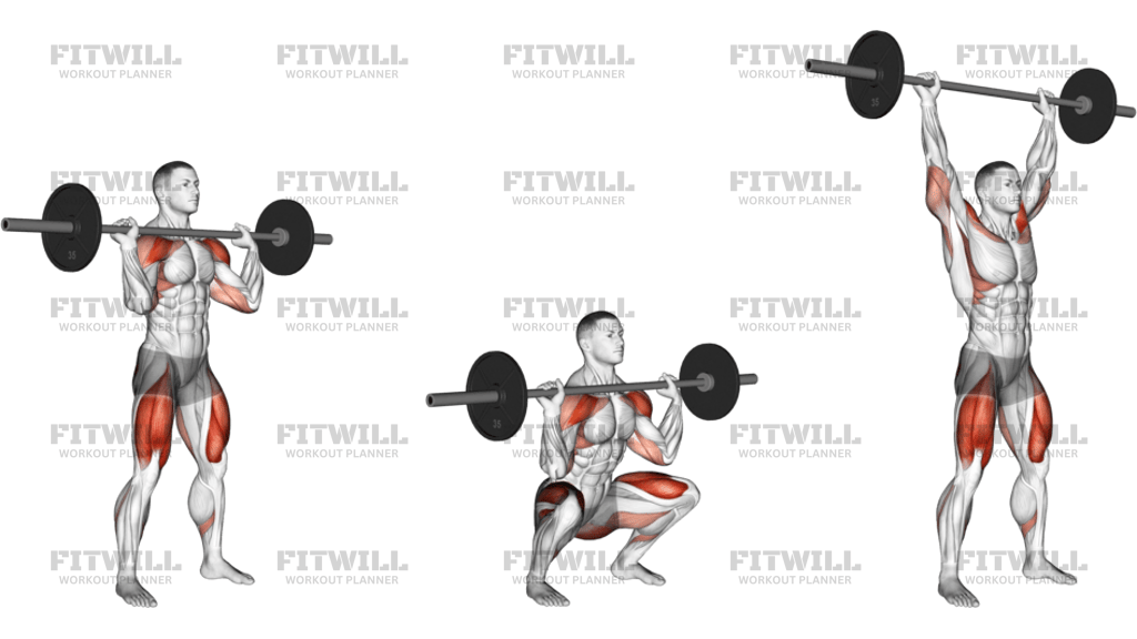 Barbell Thruster