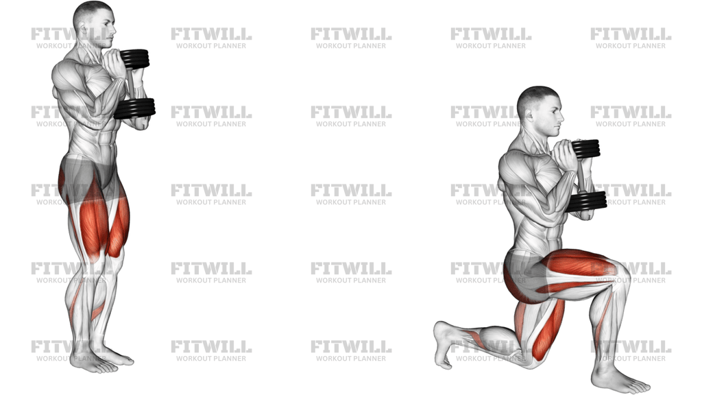Dumbbell Lunge Version 2