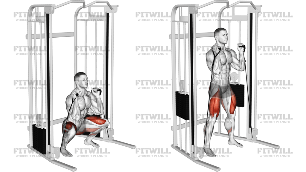 Cable Front Squat