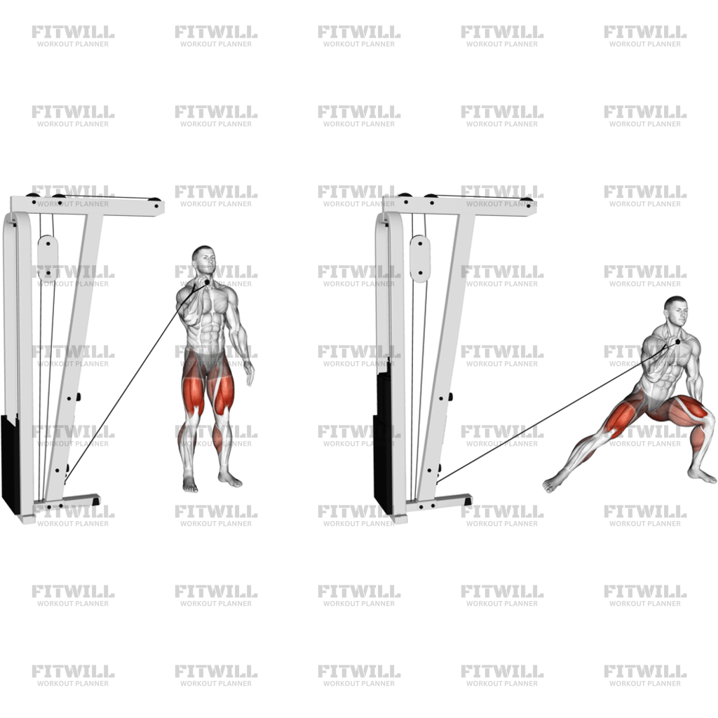 Cable Lateral Lunge Version 2: Exercise Guide, Techniques, Benefits ...