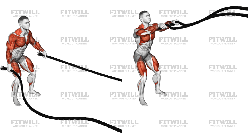 Battling Ropes Outside Circle
