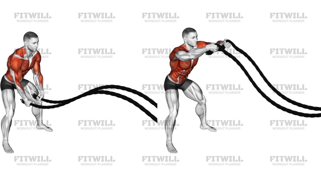 Battling Ropes Power Slam
