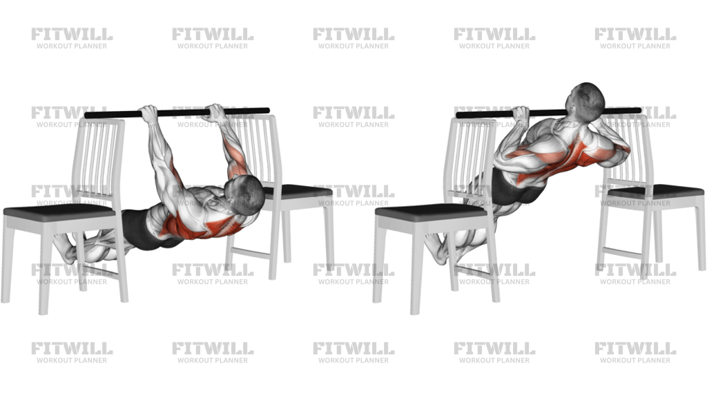 Inverted Row Between Chairs